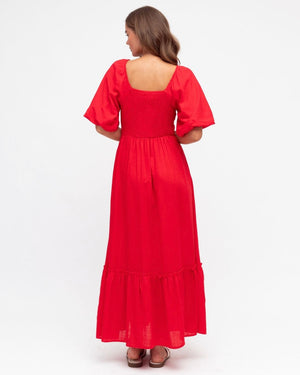 
                  
                    Festive Maxi Dress | Red
                  
                