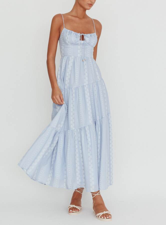 
                  
                    Charlotte Maxi Dress | Petal Blue
                  
                