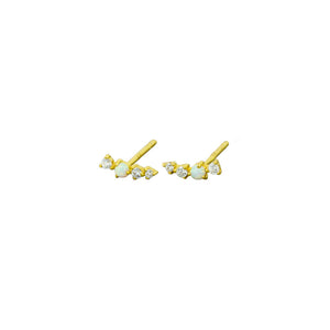 
                  
                    Kiyoko Sterling Silver Studs | 18K Gold
                  
                